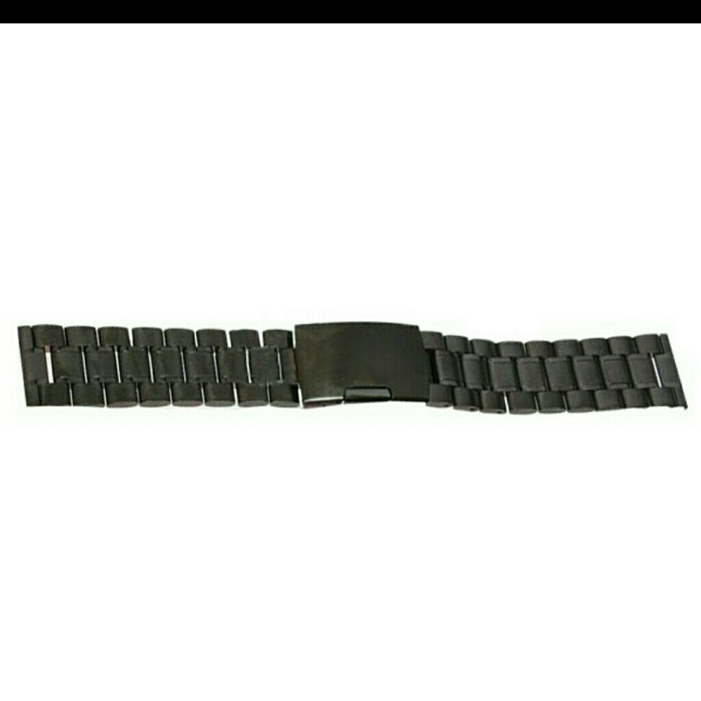 BLACK STEEL WATCHBAND